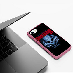 Чехол iPhone 7/8 матовый Pantera Domination, цвет: 3D-малиновый — фото 2