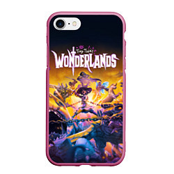 Чехол iPhone 7/8 матовый Tiny Tinas Wonderlands Крошка Тина, цвет: 3D-малиновый