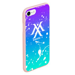 Чехол iPhone 7/8 матовый Monsta x, цвет: 3D-светло-розовый — фото 2