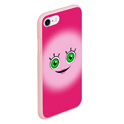 Чехол iPhone 7/8 матовый Длинноногая мама Хагги Вагги, цвет: 3D-светло-розовый — фото 2