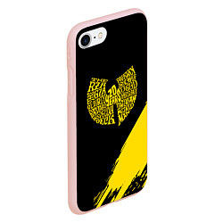 Чехол iPhone 7/8 матовый Wu-tang clan логотип, цвет: 3D-светло-розовый — фото 2