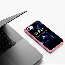 Чехол iPhone 7/8 матовый Feel Invincible - Skillet, цвет: 3D-баблгам — фото 2