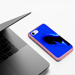 Чехол iPhone 7/8 матовый Жуткий Хагги Вагги - Poppy Playtime, цвет: 3D-баблгам — фото 2