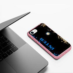Чехол iPhone 7/8 матовый Интер inter, цвет: 3D-баблгам — фото 2
