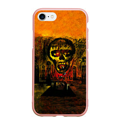 Чехол iPhone 7/8 матовый Seasons In The Abyss - Slayer, цвет: 3D-светло-розовый