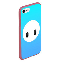 Чехол iPhone 7/8 матовый Fall Guy blue, цвет: 3D-малиновый — фото 2