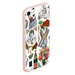 Чехол iPhone 7/8 матовый Underground vanguard pattern fashion 2088, цвет: 3D-светло-розовый — фото 2