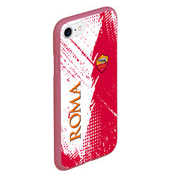 Чехол iPhone 7/8 матовый Roma краска, цвет: 3D-малиновый — фото 2