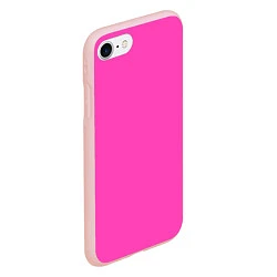Чехол iPhone 7/8 матовый Яркий розовый из фильма Барби, цвет: 3D-светло-розовый — фото 2