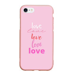 Чехол iPhone 7/8 матовый Love love!