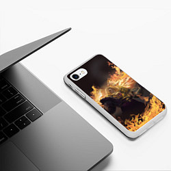 Чехол iPhone 7/8 матовый Фулгрим Феникс, цвет: 3D-белый — фото 2