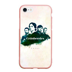 Чехол iPhone 7/8 матовый Roses - The Cranberries, цвет: 3D-светло-розовый
