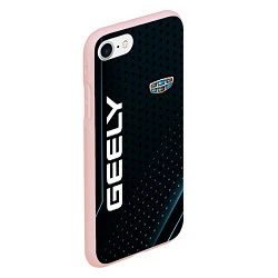 Чехол iPhone 7/8 матовый Geely Абстракция, цвет: 3D-светло-розовый — фото 2
