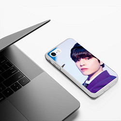 Чехол iPhone 7/8 матовый Stray Kids 2nd World Tour Maniac Seungmin, цвет: 3D-белый — фото 2