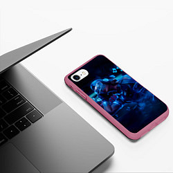 Чехол iPhone 7/8 матовый Valorant Raze, Музыка, цвет: 3D-малиновый — фото 2