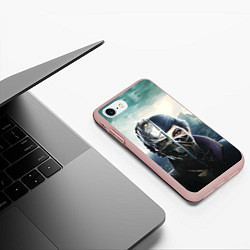 Чехол iPhone 7/8 матовый Dishonored - Эмили Колдуин, цвет: 3D-светло-розовый — фото 2