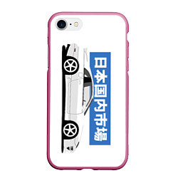 Чехол iPhone 7/8 матовый Nissan 300ZX Front View JDM Retro Style