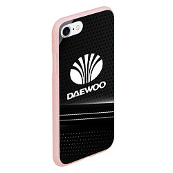 Чехол iPhone 7/8 матовый Daewoo Абстракция, цвет: 3D-светло-розовый — фото 2