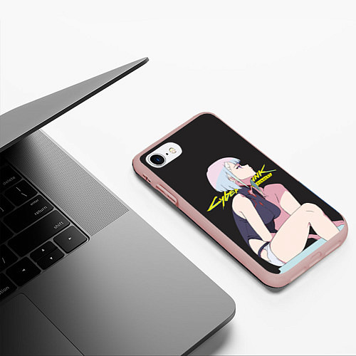 Чехол iPhone 7/8 матовый Sweet Lucy / 3D-Светло-розовый – фото 3