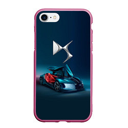 Чехол iPhone 7/8 матовый Citroen DS Spirit Concept, цвет: 3D-малиновый