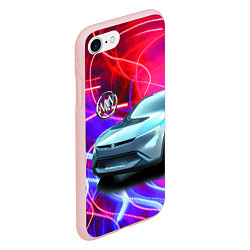 Чехол iPhone 7/8 матовый Buick Electra - Concept, цвет: 3D-светло-розовый — фото 2