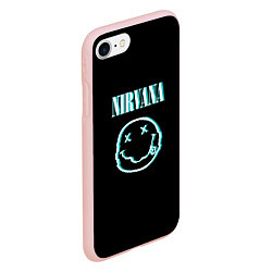 Чехол iPhone 7/8 матовый Nirvana неон, цвет: 3D-светло-розовый — фото 2