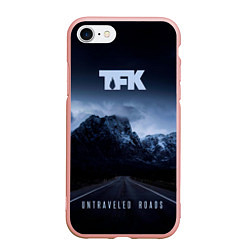 Чехол iPhone 7/8 матовый Untraveled Road - Thousand Foot Krutch, цвет: 3D-светло-розовый