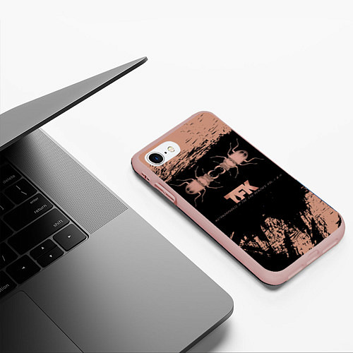 Чехол iPhone 7/8 матовый Thousand Foot Krutch Metamorphosis / 3D-Светло-розовый – фото 3