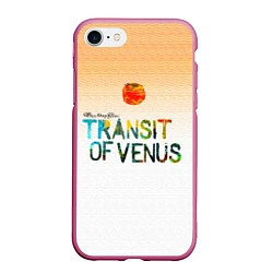 Чехол iPhone 7/8 матовый Transit of Venus - Three Days Grace, цвет: 3D-малиновый