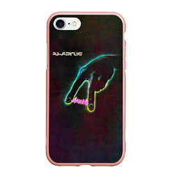 Чехол iPhone 7/8 матовый Энергия - Алиса, цвет: 3D-светло-розовый