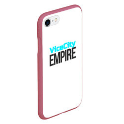 Чехол iPhone 7/8 матовый ViceCity EMPIRE ARIZONA RP, цвет: 3D-малиновый — фото 2