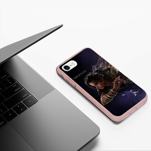 Чехол iPhone 7/8 матовый Forspoken / 3D-Светло-розовый – фото 3