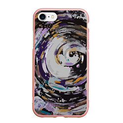 Чехол iPhone 7/8 матовый Feelings of stability, цвет: 3D-светло-розовый