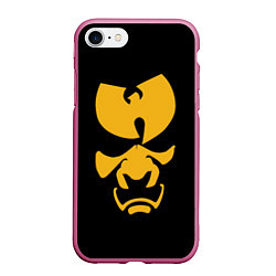 Чехол iPhone 7/8 матовый Wu-Tang Clan samurai, цвет: 3D-малиновый