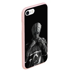 Чехол iPhone 7/8 матовый Lil Peep in the dark, цвет: 3D-светло-розовый — фото 2