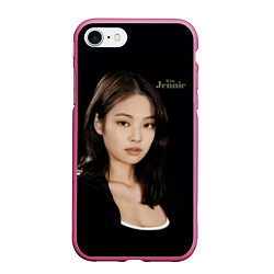 Чехол iPhone 7/8 матовый Blackpink Jennie sportswoman, цвет: 3D-малиновый