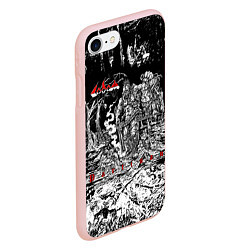 Чехол iPhone 7/8 матовый Sodom Partisan, цвет: 3D-светло-розовый — фото 2