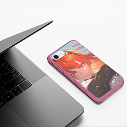 Чехол iPhone 7/8 матовый Реинкарнация Безработного Eris Greyrat, цвет: 3D-малиновый — фото 2