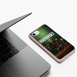 Чехол iPhone 7/8 матовый Грабители Payday 3, цвет: 3D-светло-розовый — фото 2