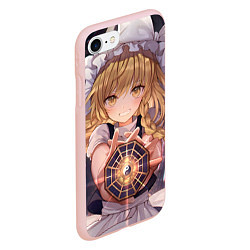 Чехол iPhone 7/8 матовый Touhou Project Marisa Kirisame, цвет: 3D-светло-розовый — фото 2