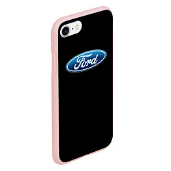 Чехол iPhone 7/8 матовый Ford sport auto, цвет: 3D-светло-розовый — фото 2