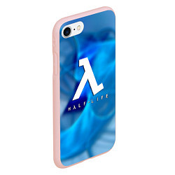 Чехол iPhone 7/8 матовый Half life blue storm, цвет: 3D-светло-розовый — фото 2