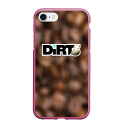 Чехол iPhone 7/8 матовый Dirt 3 afrika, цвет: 3D-малиновый