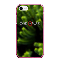 Чехол iPhone 7/8 матовый God of war scandinavia, цвет: 3D-малиновый