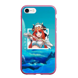 Чехол iPhone 7/8 матовый Нилу танцовщица, цвет: 3D-малиновый