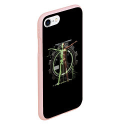 Чехол iPhone 7/8 матовый Магос биологис череп, цвет: 3D-светло-розовый — фото 2