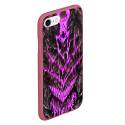 Чехол iPhone 7/8 матовый Pink slime, цвет: 3D-малиновый — фото 2