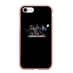Чехол iPhone 7/8 матовый The Witcher CD Projekt, цвет: 3D-светло-розовый