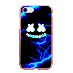 Чехол iPhone 7/8 матовый Маршмэллоу шторм, цвет: 3D-светло-розовый