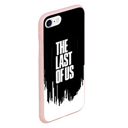 Чехол iPhone 7/8 матовый The last of us текстура, цвет: 3D-светло-розовый — фото 2